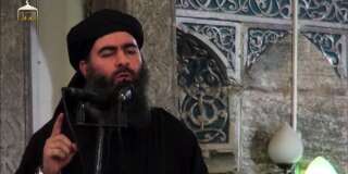 Une photo d'Abou Bakr al-Baghdadi prise en juillet 2014.