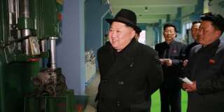 Kim Jong-Un à Pyongyang le 1er février 2018. KCNA/via REUTERS