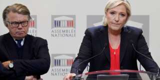 Marine Le Pen à l'Assemblée nationale.
