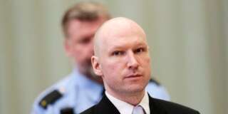 Mass killer Anders Behring Breivik is seen on the fourth and last day in court in Skien prison, Norway March 18, 2016. REUTERS/Lise Asreud/NTB scanpix    ATTENTION EDITORS - THIS IMAGE WAS PROVIDED BY A THIRD PARTY. FOR EDITORIAL USE ONLY. NOT FOR SALE FOR MARKETING OR ADVERTISING CAMPAIGNS. THIS PICTURE IS DISTRIBUTED EXACTLY AS RECEIVED BY REUTERS, AS A SERVICE TO CLIENTS. NORWAY OUT. NO COMMERCIAL OR EDITORIAL SALES IN NORWAY. NO COMMERCIAL SALES.