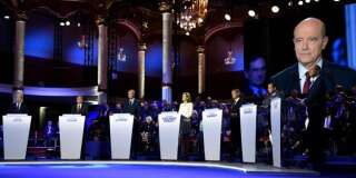 Le second débat télévisé de la primaire de la droite, le 3 novembre 2016 salle Wagram à Paris.