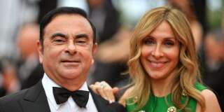 Carlos et Carole Ghosn au Festival de Cannes 2017.