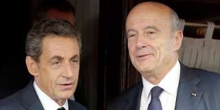 Nicolas Sarkozy et Alain Juppé à Paris, septembre 2015. REUTERS/Jacky Naegelen