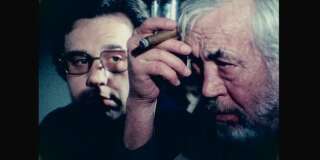 Netflix a terminé le dernier film inachevé d'Orson Welles.  (Photo: Peter Bogdanovich et John Huston)