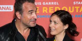 Jean Dujardin et Nathalie Pechalat pour la première du film 'Le Redoutable' en septembre 2017.