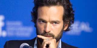 Actor Romain Duris attends a news conference to promote the film