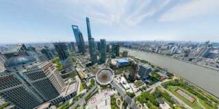 La start-up chinoise Big Pixel a fasciné les réseaux sociaux avec ce panorama inédit de Shanghai.