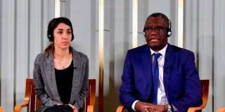Nadia Murad et Denis Mukwege reçoivent ce lundi 10 décembre à Olso leur prix Nobel de la Paix.