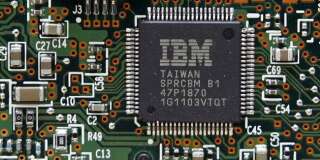Un processeur informatique IBM (photo d'illustration).