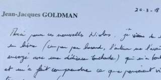 La lettre touchante de Jean-Jacques Goldman au président du Refuge Nicolas Hoguier