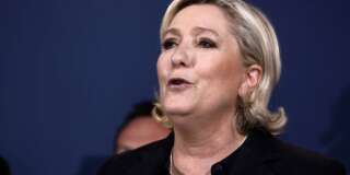 Marine Le Pen à Hénin-Beaumont en juin.