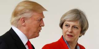 Face au couple Trump-May, l'Europe doit être forte et soudée. REUTERS/Kevin Lamarque