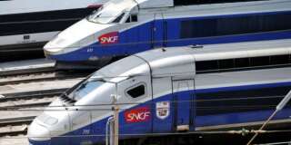 TGV trains (high speed train) are parked at a SNCF depot station in Charenton-le-Pont near Paris, France, during a national railway strike by French railway unions workers from the France's rail-operator SNCF, June 7, 2016.  REUTERS/Charles Platiau