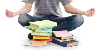 Teenager meditates on the books