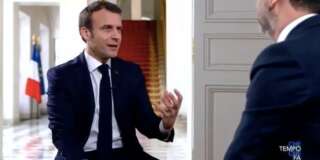 Emmanuel Macron (ici dans l'émission