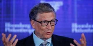 Bill Gates à New York le 20 septembre 2017.