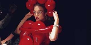La mannequin Natalia Vodianova transformée en oeuvre de Jeff Koons
