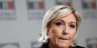 Marine Le Pen à l'Assemblée nationale au mois de janvier.