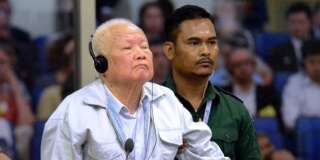 L'ancien khmer rouge Khieu Samphan au tribunal à Phnom Penh (Cambodge) le 16 novembre 2018.