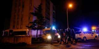 Policiers déployés à Bastia pour neutraliser le tireur forcené qui a fait un mort et cinq blessés.
