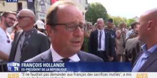 C'est à Angoulême que François Hollande a adressé sa première mise en garde à Macron depuis son départ.