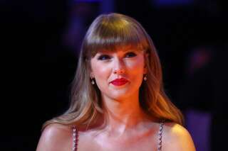 Taylor Swift pendant les BRIT Awards 2021, le 11 mai 2021 à Londres, en Angleterre.