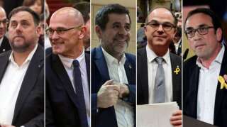 Les séparatistes catalans Oriol Junqueras, Raul Romeva, Jordi Sanchez, Jordi Turull et Josep Rull ont été élus députés lors de ces élections législatives en Espagne.