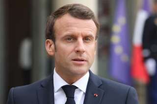 Emmanuel Macron à l'Élysée le 2 avril 2019.