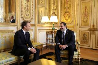 Macron accueille Hariri à l'Élysée 