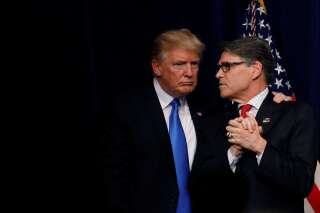 Donald Trump a annoncé ce 17 octobre le départ de Rick Perry, ici le 29 juin 2017 à Washington.