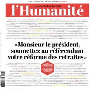 140 personnalités demandent dans L'Humanité à Emmanuel Macron un référendum sur la réforme des retraites