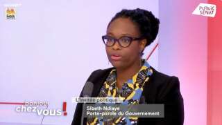 Sibeth Ndiaye, porte-parole du gouvernement, le 6 février 2020, sur Public Sénat