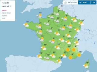 La météo du 19 mai en France, le matin