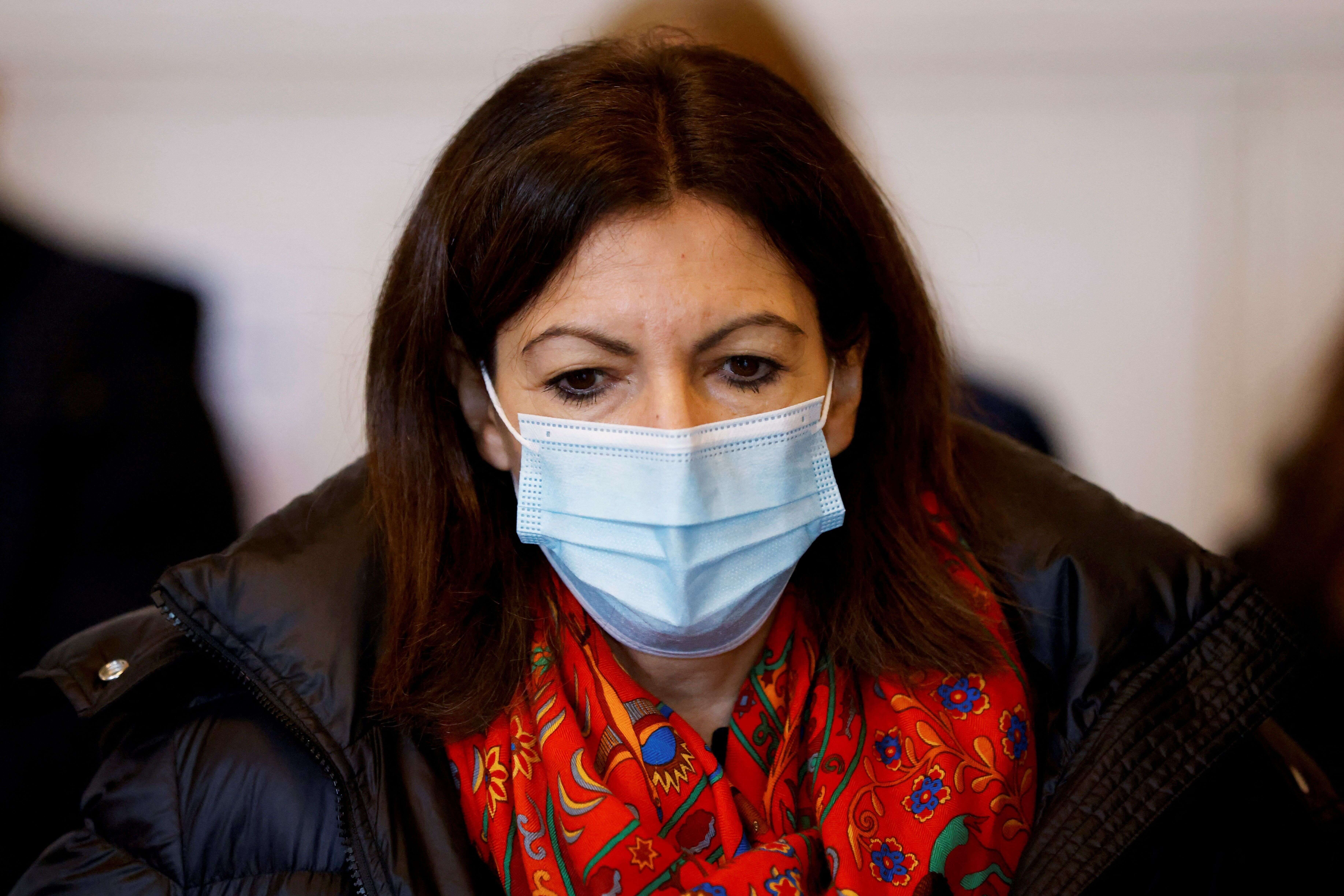 Anne Hidalgo, maire de Paris, en difficulté dans sa campagne. LUDOVIC MARIN/AFP via Getty Images)