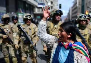Manifestation en Bolivie