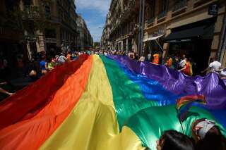 Photo d'illustration prise à Toulouse en juin 2018, lors de la Pride.  (Photo by Alain Pitton/NurPhoto via Getty Images)