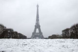 Paris sous la neige, le 16 janvier 2021.