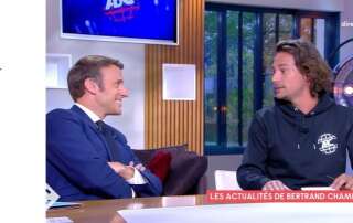 Emmanuel Macron face à Bertrand Chameroy dans 
