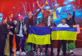Oleh Psiuk du groupe Kalush Orchestra veut que son pays, l'Ukraine, organise l'Eurovision.