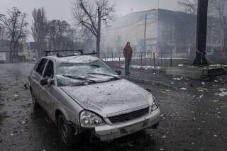 Guerre en Ukraine: de nouveaux pourparlers attendus, la Russie donne un premier bilan (Photo prise à Kiev le 2 mars 2022 par Chris McGrath/Getty Images)