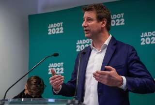 Yannick Jadot, candidat à la présidentielle, en décembre 2021. (AP Photo/Michel Euler)