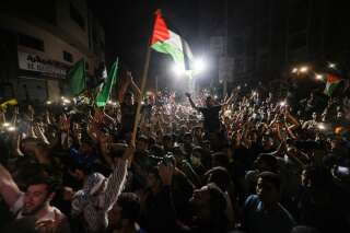 Dans la nuit du 20 au 21 mai, des scènes de liesse ont eu lieu à Gaza à la suite de l'annonce d'un cessez-le-feu conclu entre les entités palestiniennes et Israël.