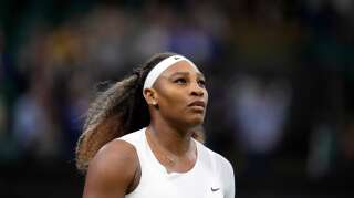 Serena Williams au tournoi de Wimbledon à Londres, le 29 juin 2021.