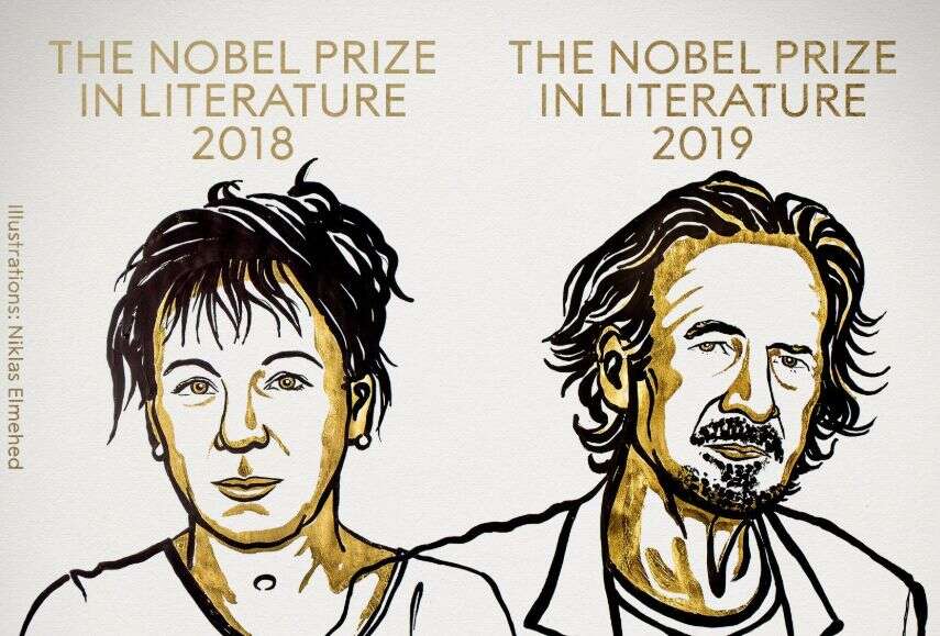 Olga Tokarczuk et Peter Handke sont les lauréats 2018 et 2019 du prix Nobel de littérature.