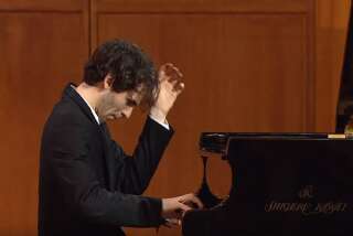 Alexandre Kantorow lors des auditions du prix Tchaikovski de Moscou qui se tenaient du 17 au 27 juin.