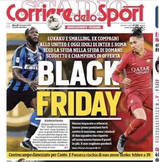 La Une du journal italien Corriere dello Sport n'est pas passée inaperçue auprès de tout le monde.