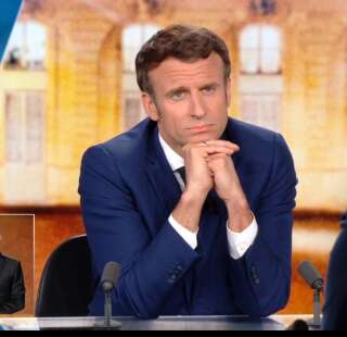 Pendant le débat avec Le Pen, Macron n'a pas mis longtemps à inspirer les internautes
