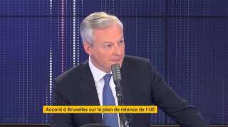 La France pourra disposer de 40 milliards d'euros de subventions dans le cadre du plan de relance européen signé par les 27, a annoncé Bruno Le Maire sur franceinfo ce mardi.