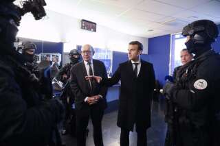 A Nantes, Macron s'affiche avec le Raid chargé de sa protection