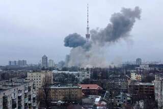 Guerre en Ukraine: à Kiev, la tour de télévision détruite par une frappe russe